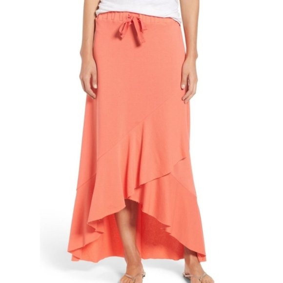 Caslon Dresses & Skirts - Caslon High/Low Cotton Blend Utility Skirt